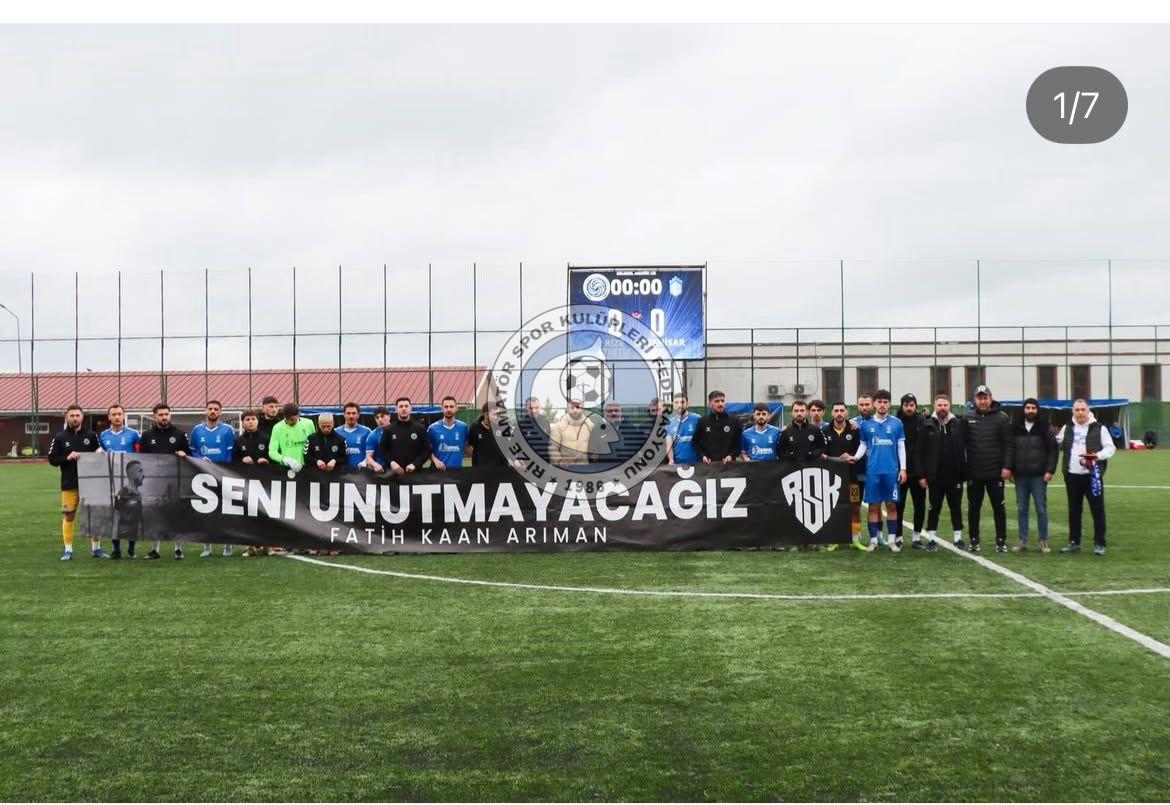 Rize Futbol Camiası ARIMAN'ı Unutmadı