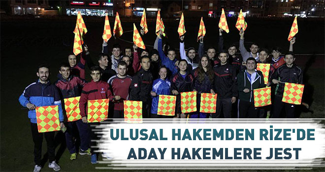 Futbol Aday Hakemleri Malzemelerine Kavu?tular